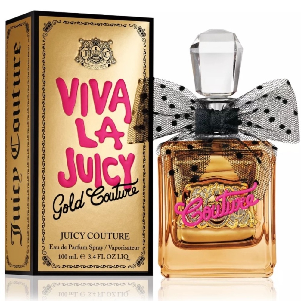 🆕 Large Viva La Juicy Gold Couture Perfume Fragrance Bottle Sealed NEW NWT